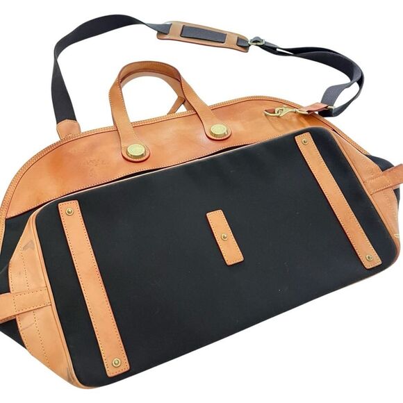 Dooney & Bourke Leather & Canvas Cabriolet Weekender Travel Bag - Picture 3 of 12